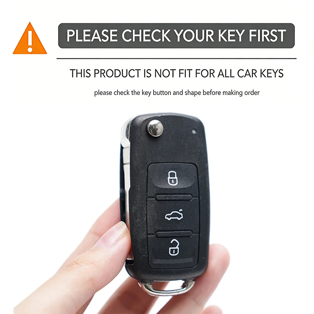 For VW Passat Jetta Golf 6 7 Polo Caravelle For Skoda Octavia A5 Fabia Seat Arona Ateca Silicone Keychain Protect Car Key Case