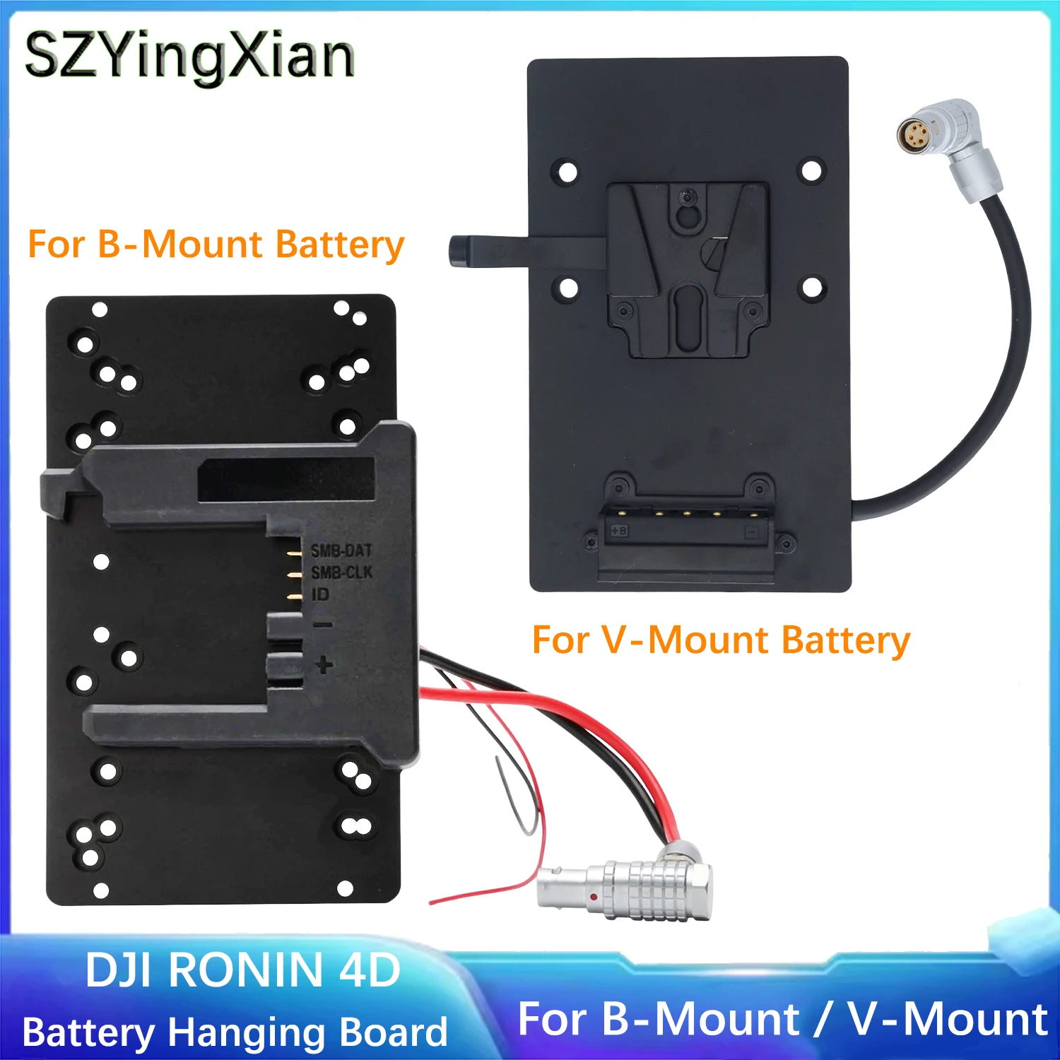DJI Ronin 4D Camera B-Mount / V-Mount Battery Board To 1B 4+2Pin Female Plug