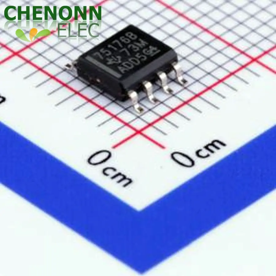 100PCS/LOT SN75176BDR (Drivers, Receivers, Transceivers)