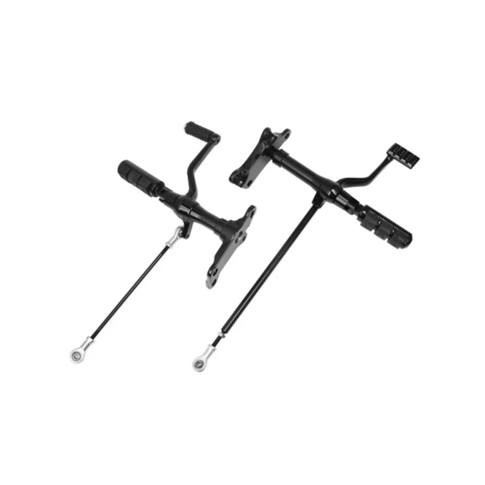 Motorcycle Forward Control Foot Pegs Levers Linkages for Harley Sportster Iron XL 1200 883 Custom 1993-2021 Steel Aluminum