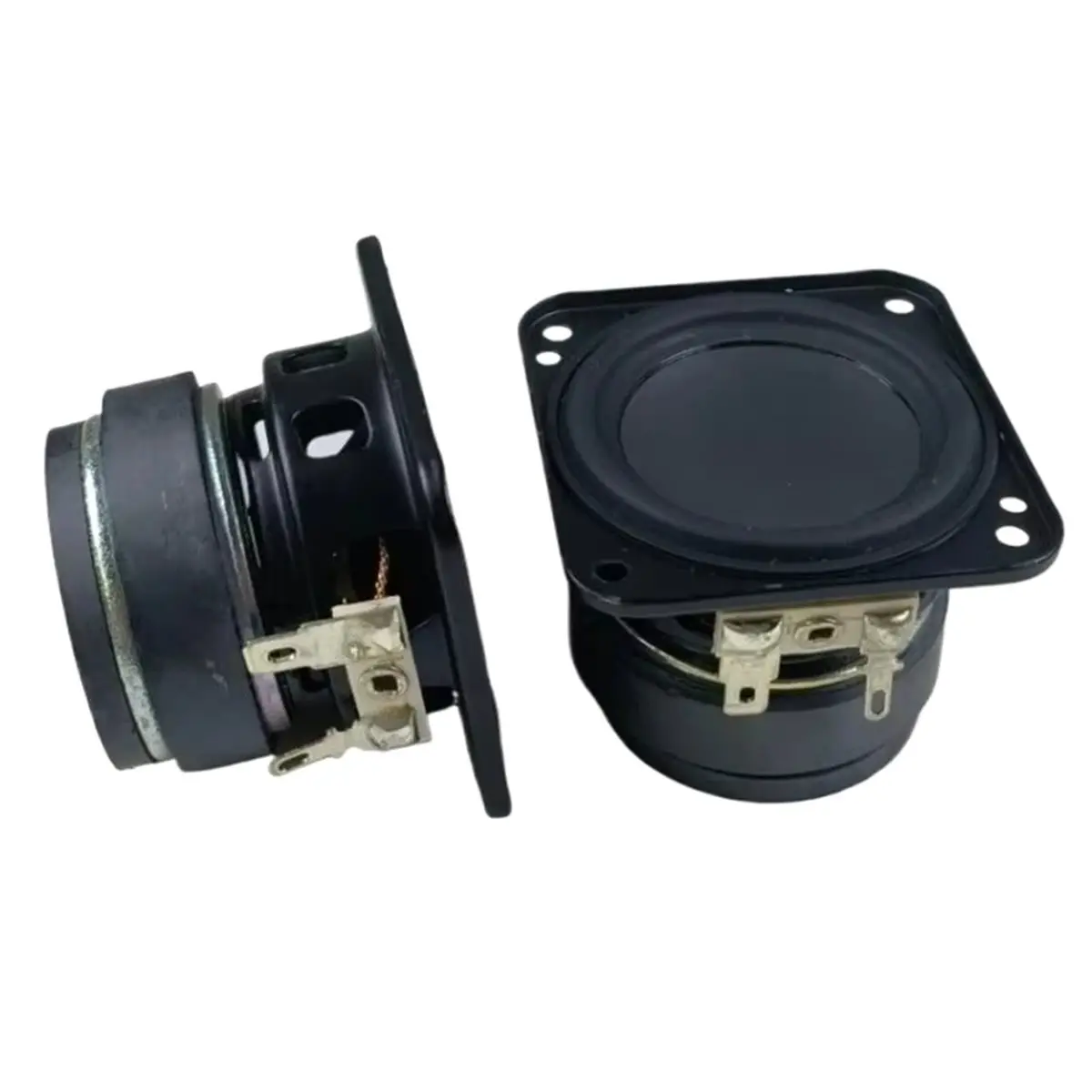 AA80 2Pcs 2 Inch Full Range Speaker 4 Ohm 10W HIFI Loudspeaker Home Theater Long-Stroke Speaker for