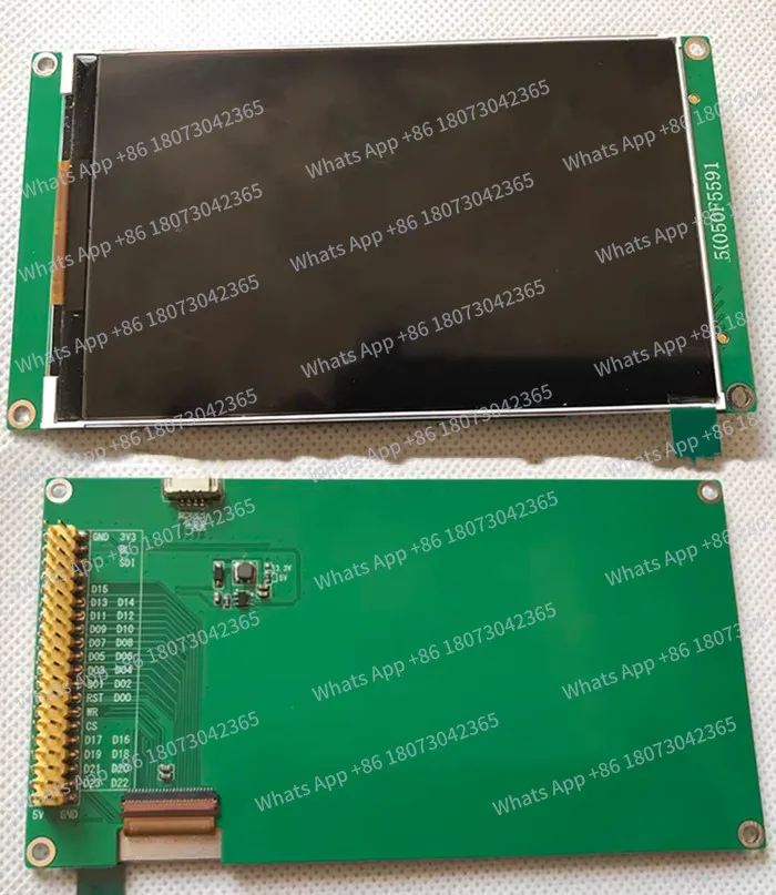 

5.0 inch 40PIN/51PIN LCD Color Screen (Board/No Board) NT35512 Drive IC SPI+24Bit RGB888 Interface 480*800