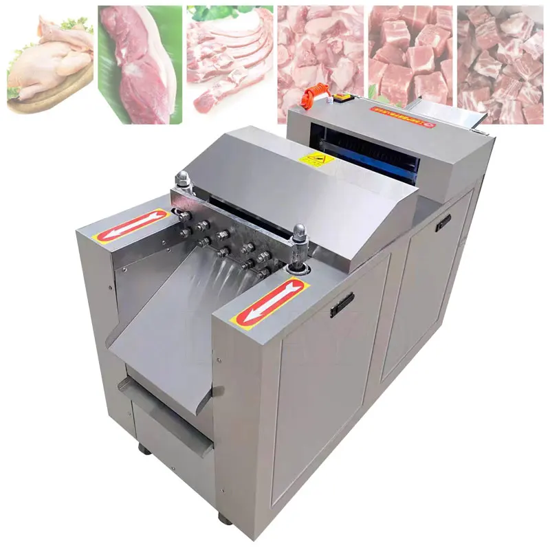 

Frozen Electric Meat Cutter Machine Cube Automatic Chicken Cutting Machine Goat Dicer Beef Meat Cutting Machine