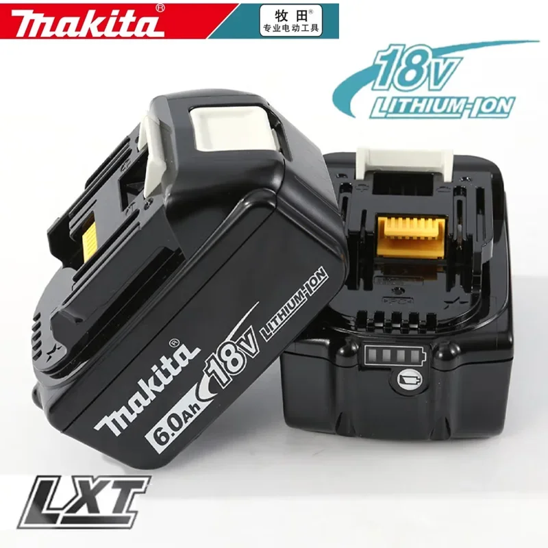 

Original Makita 18V 6Ah/5Ah Lithium Battery Compatible with BL1860B/BL1850B Series, Rechargeable Replacement for Power T