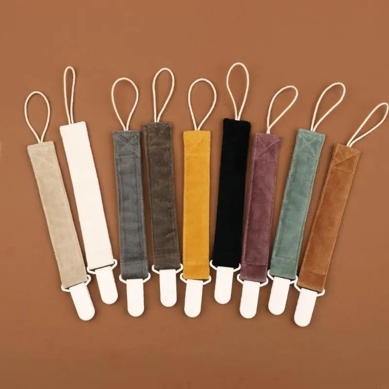 سلسلة لهاية الأطفال الآمنة مع مشبك بلاستيكي لحديثي الولادة مشبك عضاضة L8RB #3