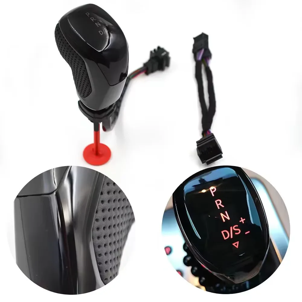 

OctaviaScirocco DSG Automatic Gear Shift Knob Lever Shifter HeadBall LED Light CC For VW Passat B7/B8 Golf MK6/7 Tiguan Skoda