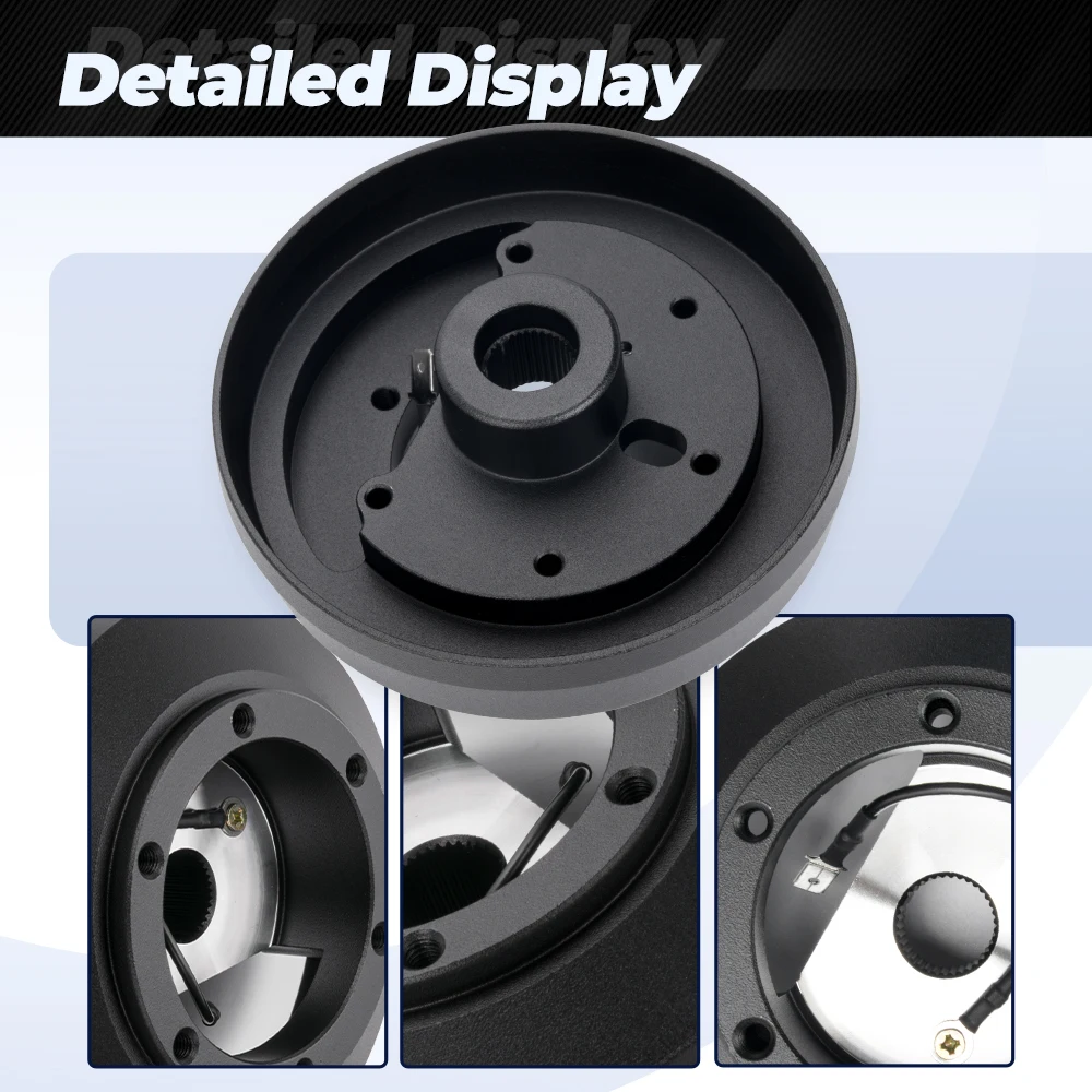 Bartoo-163H Quick Release Steering Wheel 6 Bolt Short Hub Adapter Fit For 1998-2009 Dodge Ram 1500 2500 3500 QR065 view 4