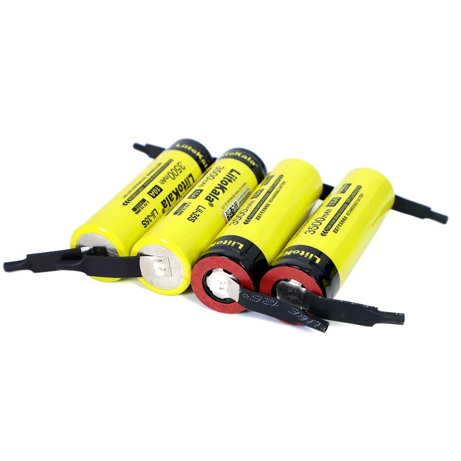 1-6 sztuk oryginalny Liitokala Lii-35S 3.7V 3500mah 18650 akumulator litowy spawanie arkusz niklowy