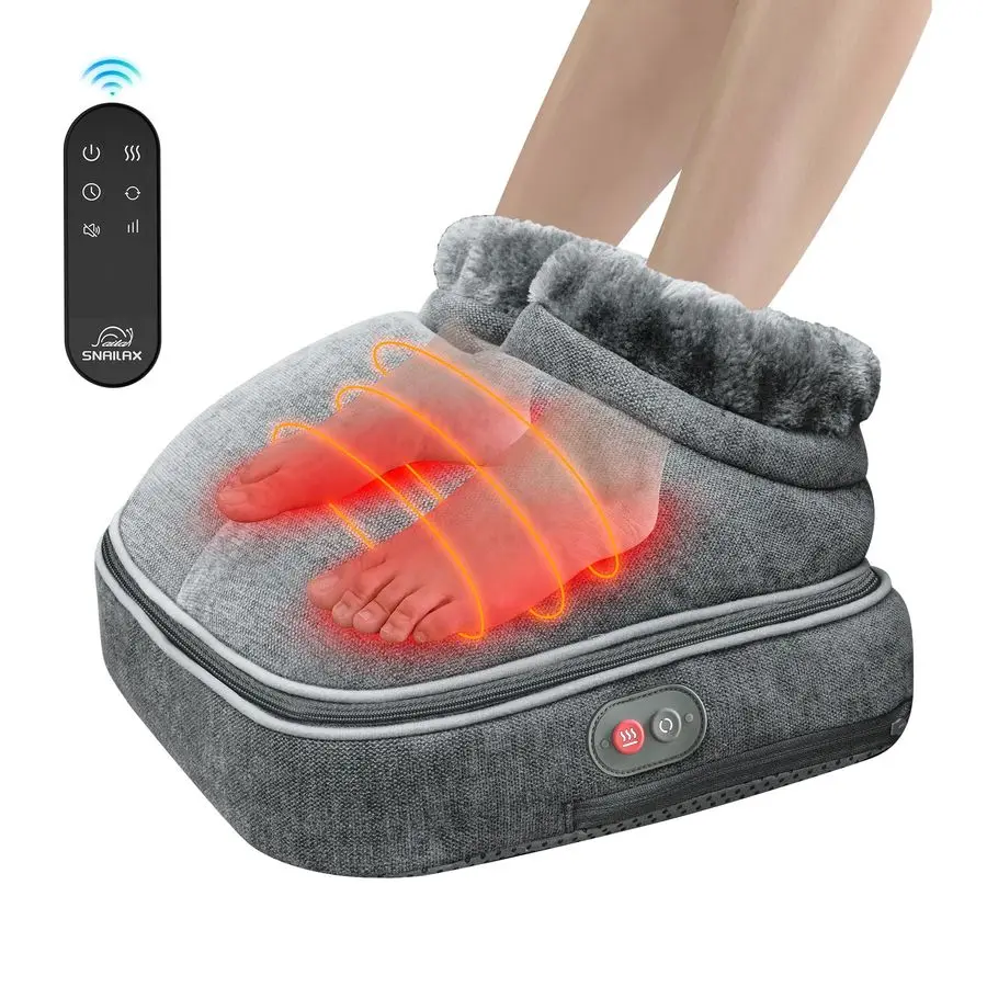 

Shiatsu Foot Massager Machine with Heat, Electric Feet Massage for Deep Kneading Therapy, Plantar Fasciitis Relief and Circulati