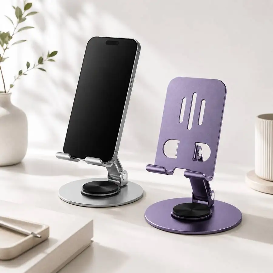 

Foldable Adjustable Phone Stand Desk Holder For iPhone Huawei Universal Smartphones