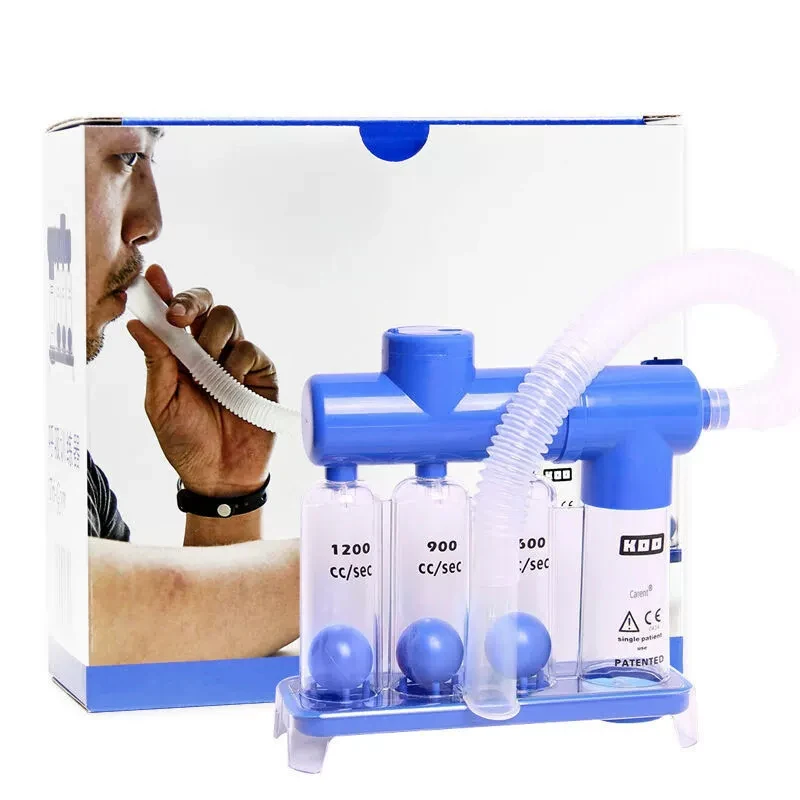 Breath Exerciser Profession 3 Balls Breathing Trainer Lung Function Improve Trainer lung capacity Respiratory training device