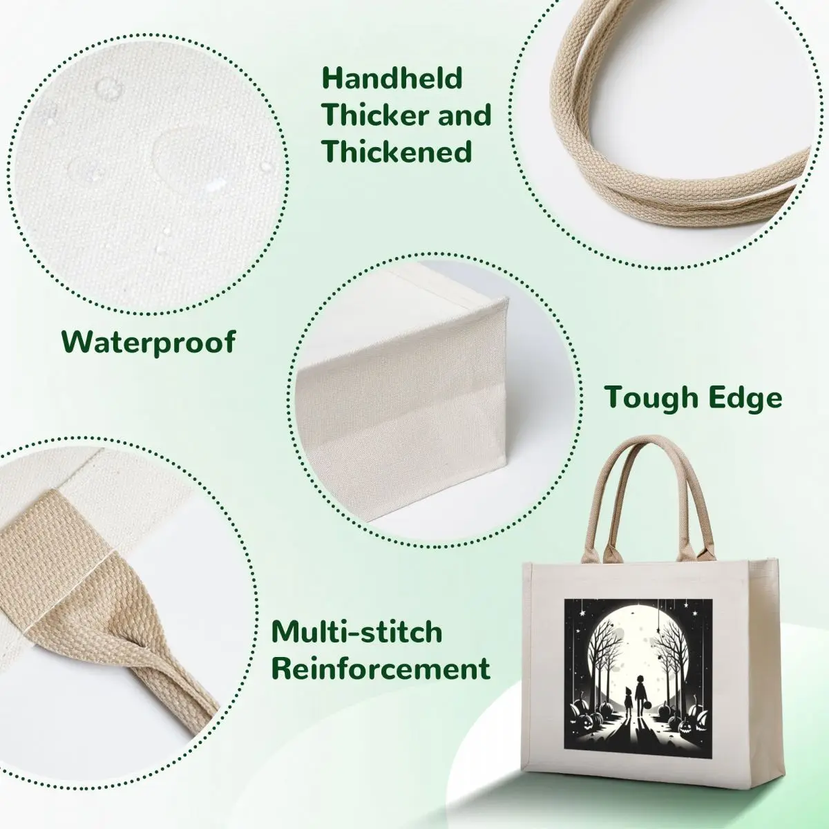 Over the garden wall Tote Bag reusable shopping bag free delivery bags woman shopping bag cloth woman