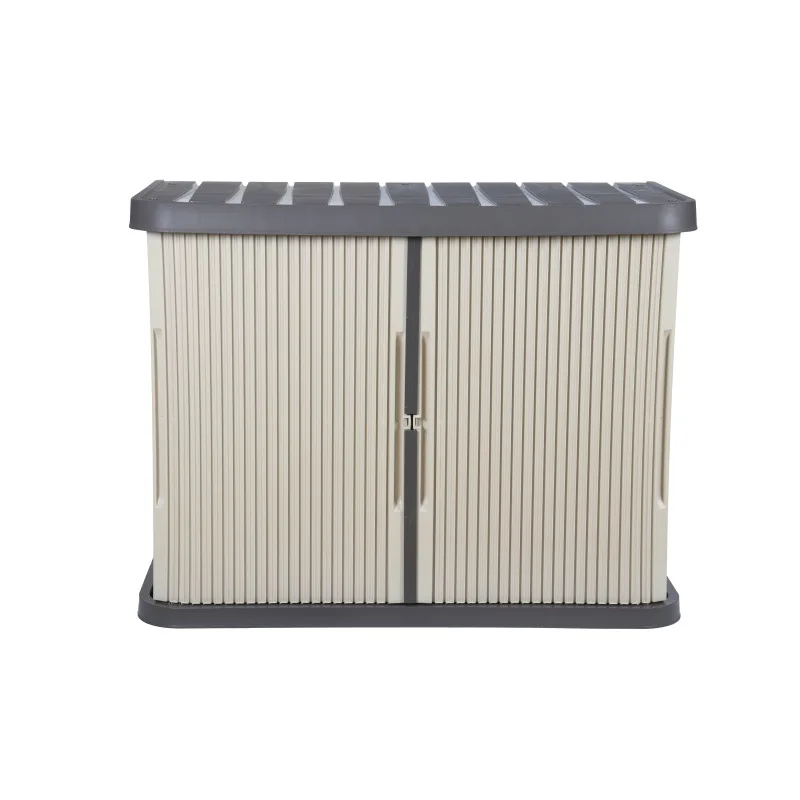 Outdoor courtyard waterproof storage cabinet balcony outdoor tool locker