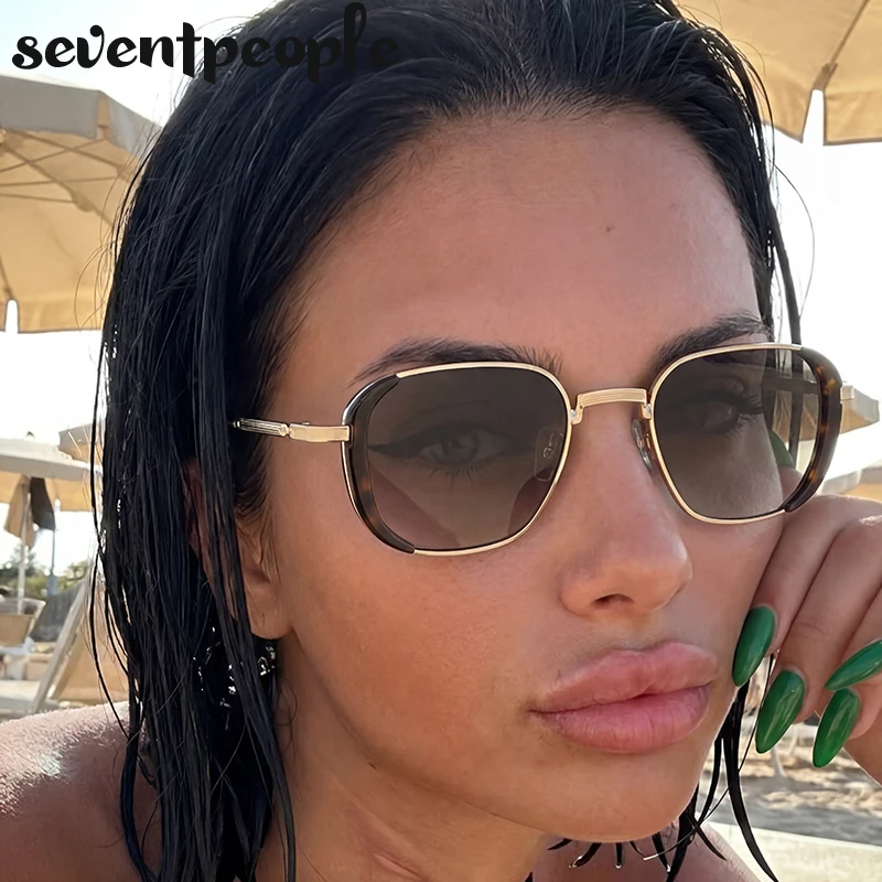 

Vintage Square Punk Sunglasses Women 2026 Luxury Brand Designer Metal Frame Polygon Sun Glasses For Ladies Retro Outdoor Shades