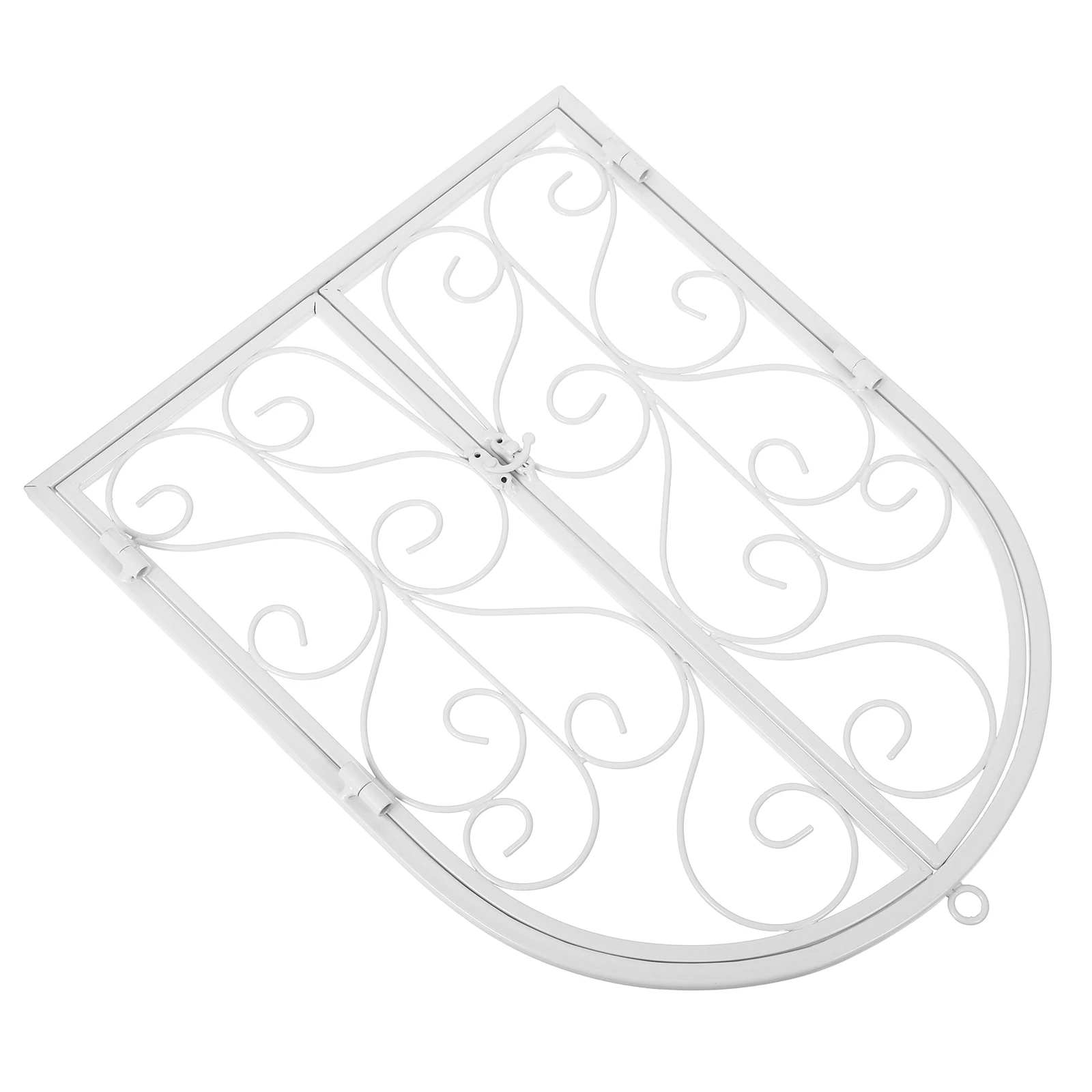 

Farmhouse Wall Art For Living Room Iron Arched Window Frame Faux Pane Vintage Window Frame Decor For Indoor Metal Art 14.8\