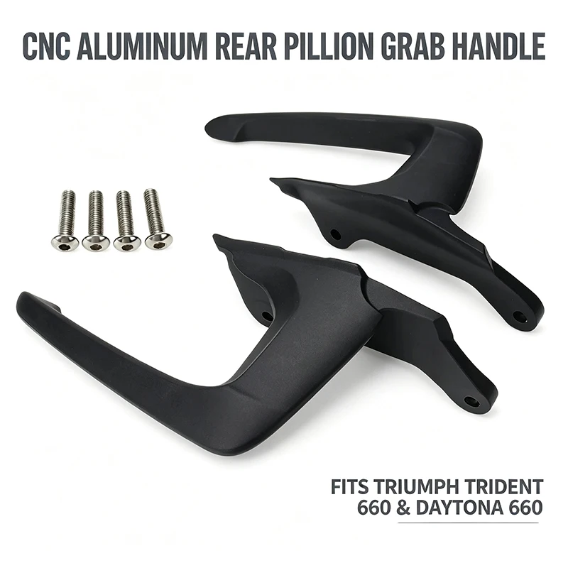 For TRIDENT 660 800 2026 Trident660 Trident800 Daytona 660 Motorcycle Aluminum Tail Armrest Rear Kit Pillion Passenger Handle