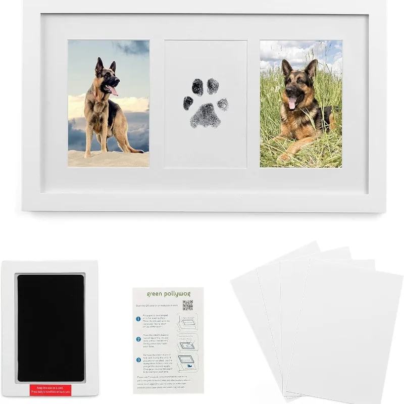 Baby Commemorative Photo Frame Setting Baby Hand and Foot Print Commemorative Photo Frame Baby 100 Days Full Moon One Year Old