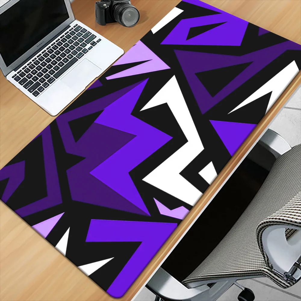 Brand Geometric HD Printed Desk Pad XXL Gaming Mouse Mat Multi Functional Office PC Keyboard Mat Smooth Surface