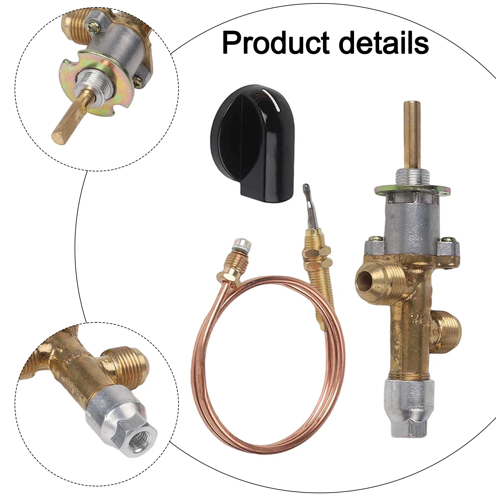 

Комплект безопасности газа Газовый клапан низкого давления Настройка газа на открытом воздухе Полный монтажный комплект Совместимость низкого давления для обогревателей