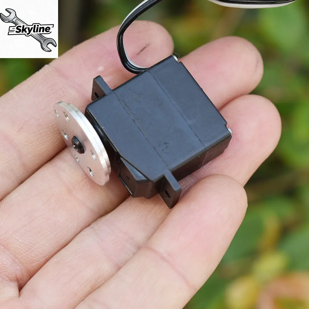 DC 7.4V - 12V Micro 3-Wire Digital Servo Motor, Metal Gear With Servo Disk, Replacement For 9g Servo