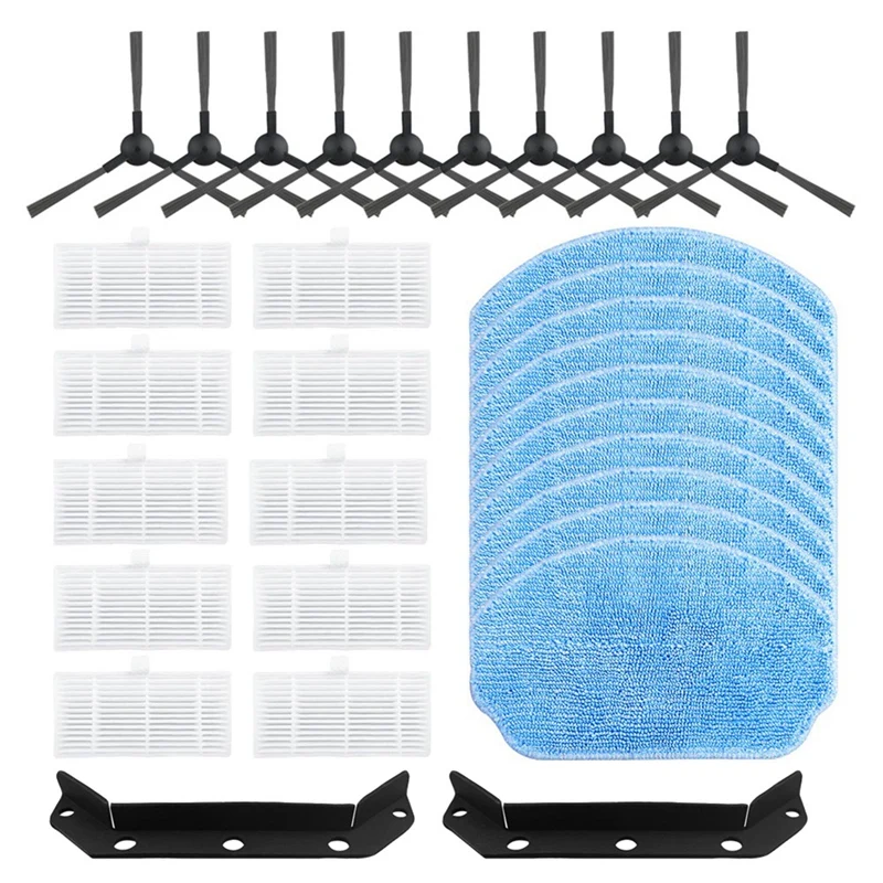 

Compatible For Midea VCR04W Robot Vacuum Cleaner Accessories Side Brush Hepa Filter Mop Cloth