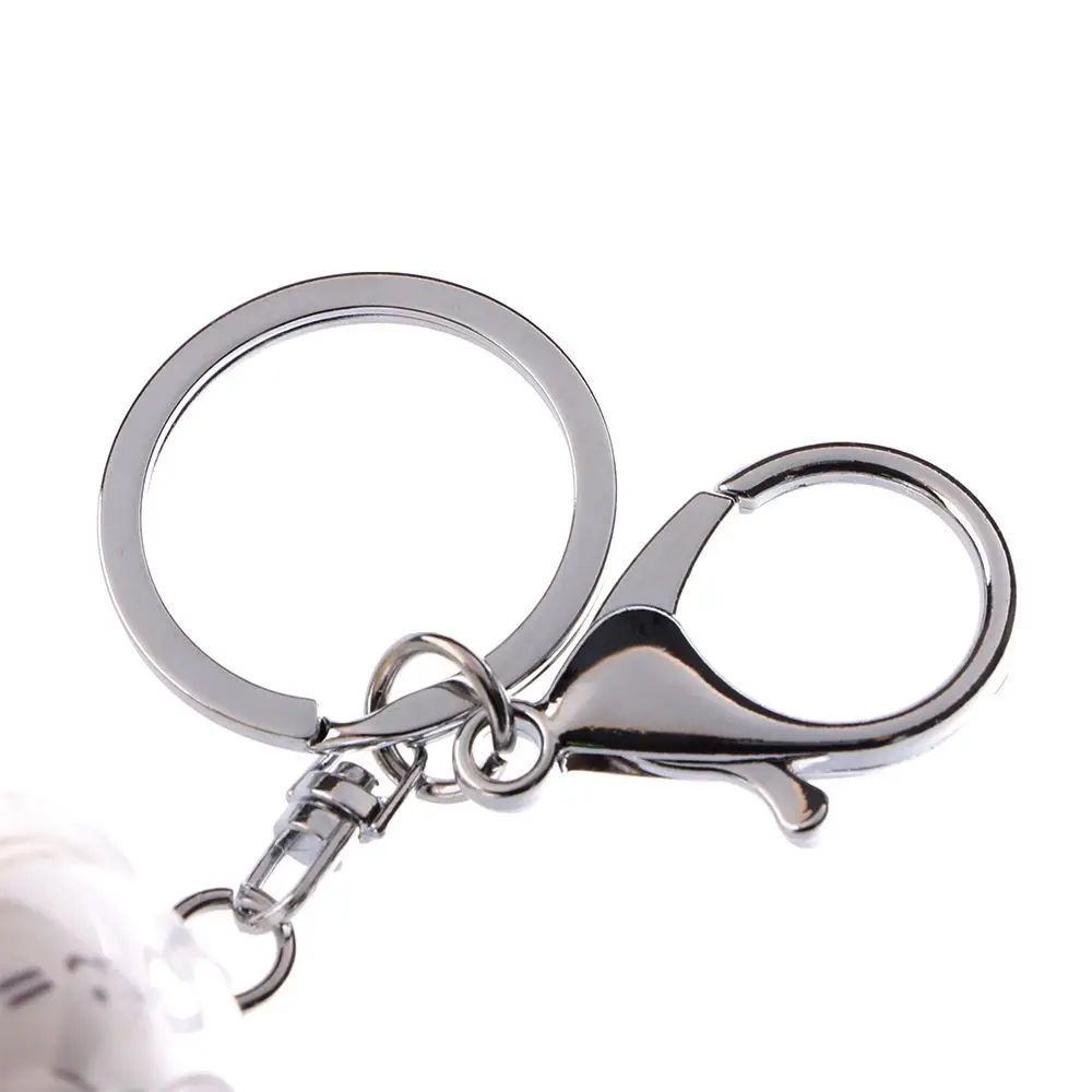 Cartoon Sequin Bag Milk Tea Floating Fruit Cute Cat Liquid Bubble Jewelry Key Ring Key Chain Fashion Accessories