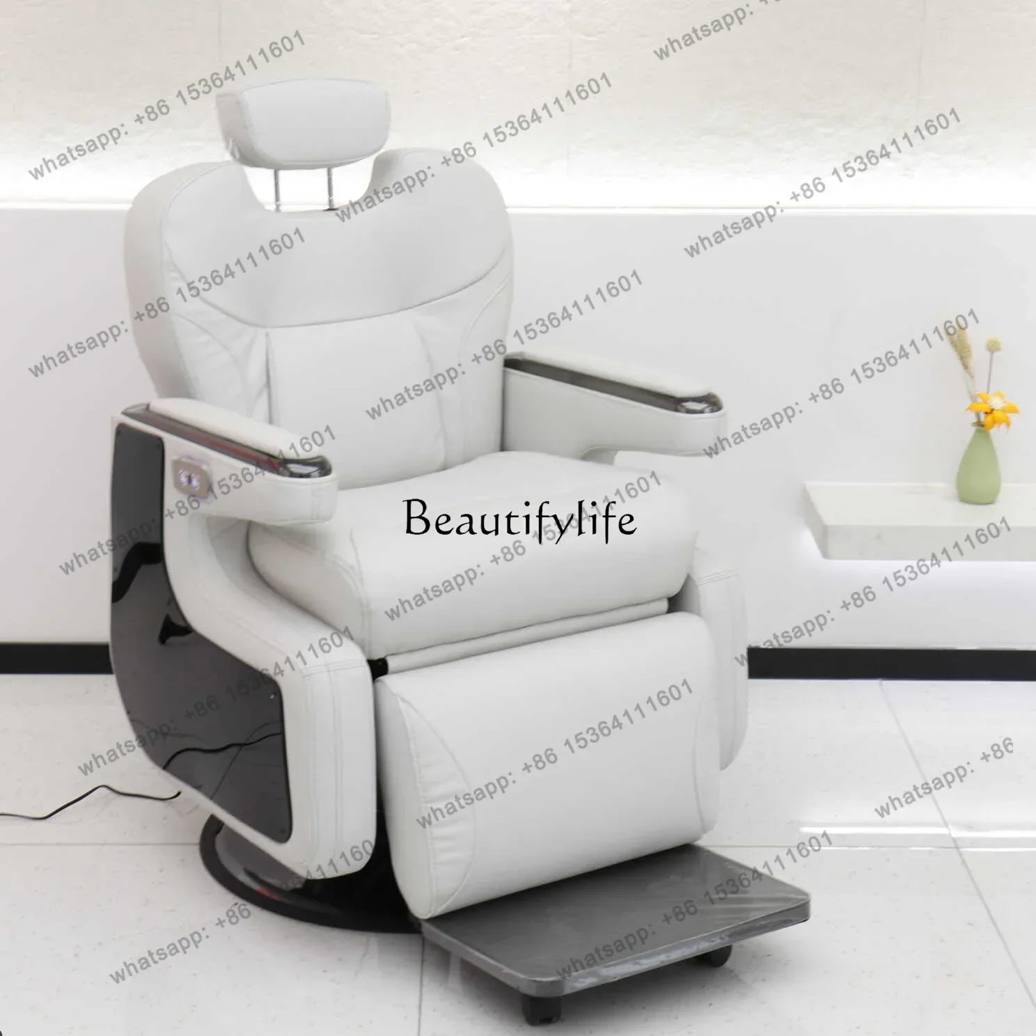 D30Hair Salon Can Put down Physiotherapy Hairdressing Beauty Hairdressing Chair Lifting Voice Control Hair Care Chair