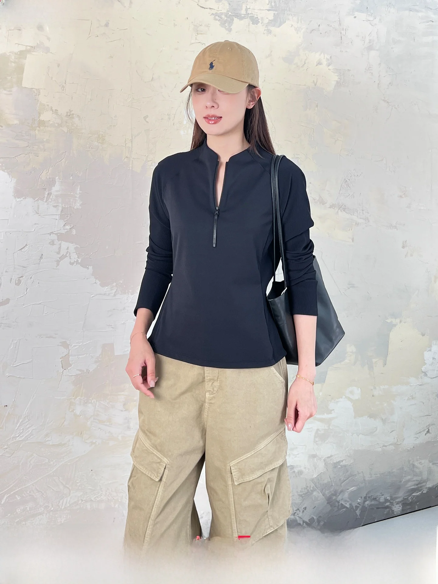 

Slimming Fit Casual Outerwear Nylon Fabric Asymmetrical Hem Chinoiserie Sle Women's Jaet Autumn 2025 New Arrival