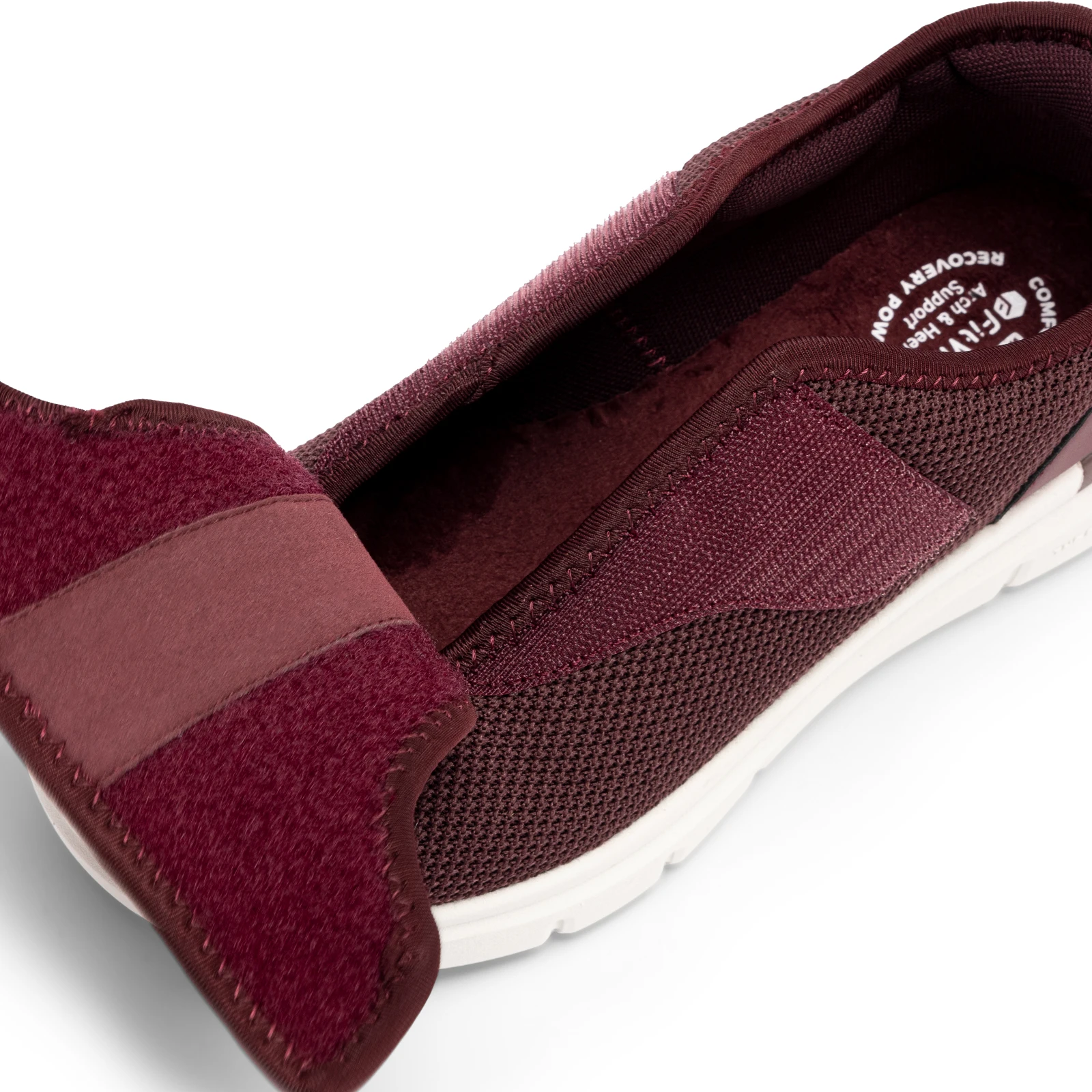 FitVille Damen-Diabetikerschuhe in weiter Ausführung, atmungsaktive orthopädische Sneaker, bequeme Schuhe für ältere Menschen mit geschwollenen Füßen – Detail 15