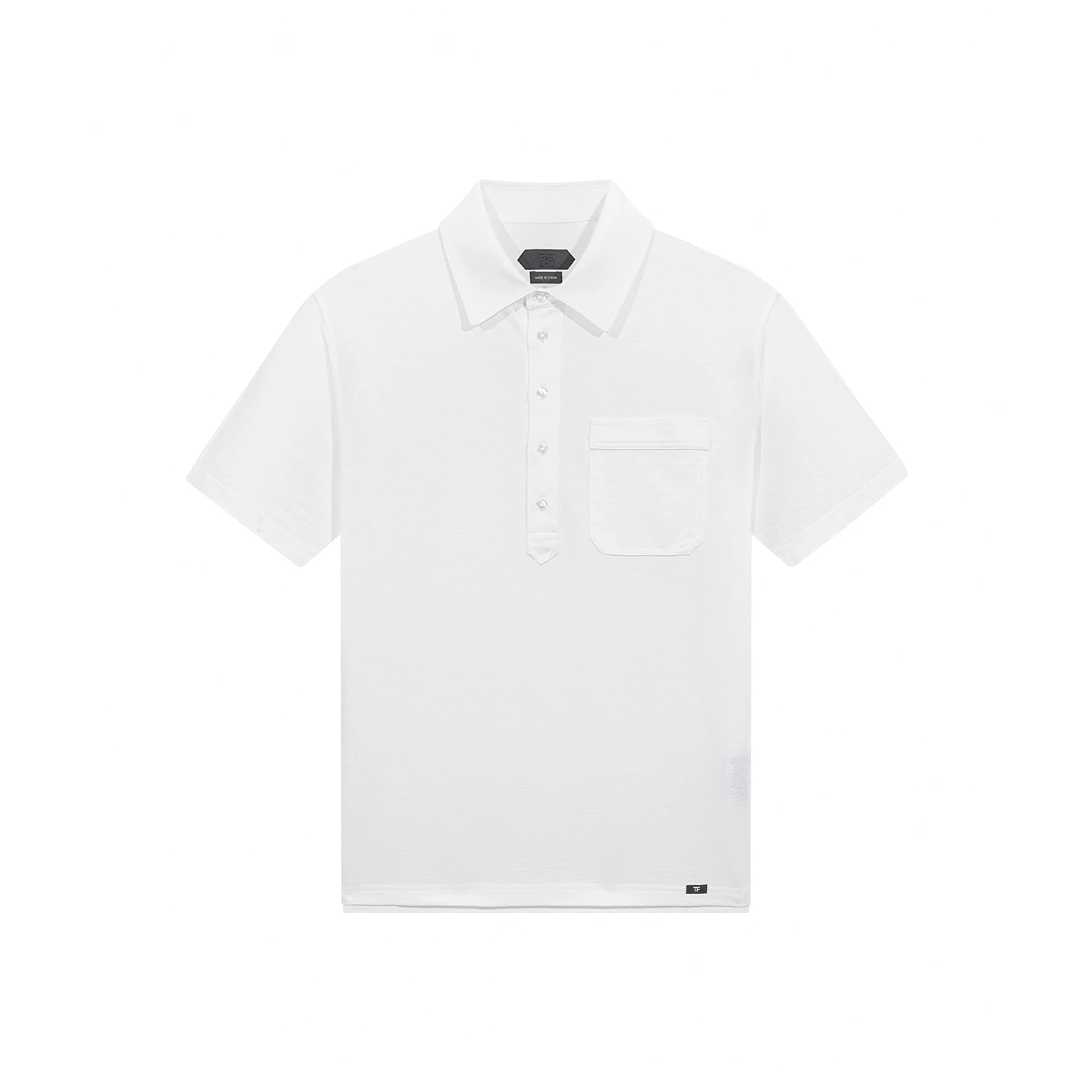 

Мужская рубашка TF из смесового льна и лиоцелла с пятью пуговицами, модель 06258009, для повседневной носки, влагоотводящая, с коротким рукавом, стандартный крой