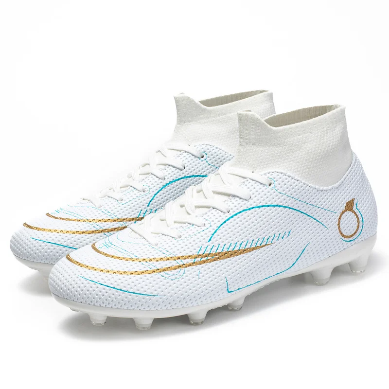 

Высокие футбольные бутсы 2025 года, новые мужские футбольные бутсы, тренировочные бутсы, уличные футбольные бутсы TF для дома, детские сверхлегкие удобные футзальные бутсы