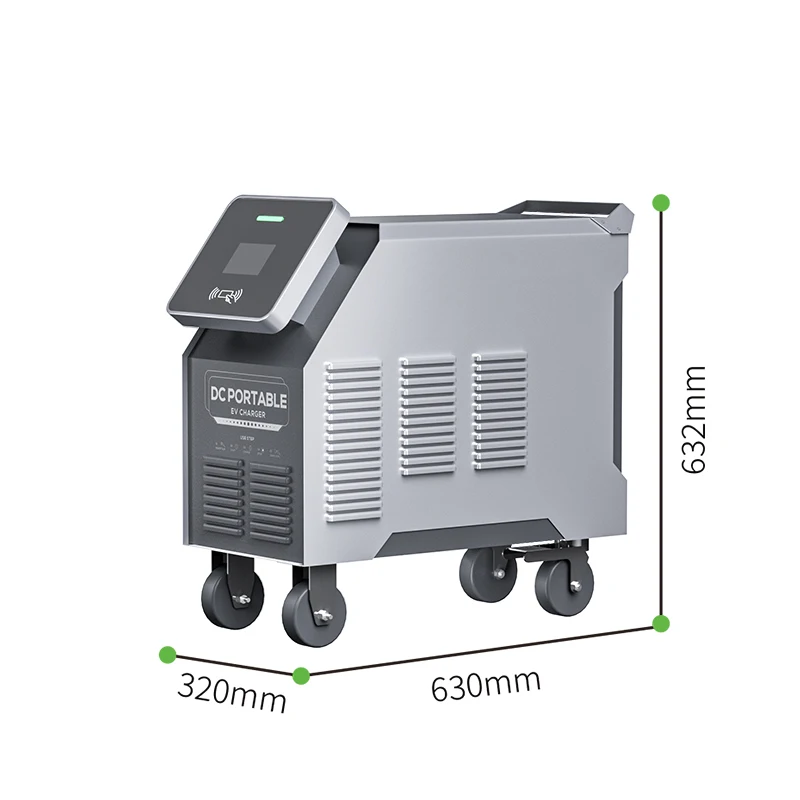 Caricabatteria per auto elettrica portatile Ovrod 20KW stazione di ricarica rapida CCS DC EV con comoda tensione di ingresso di ricarica cc 220V