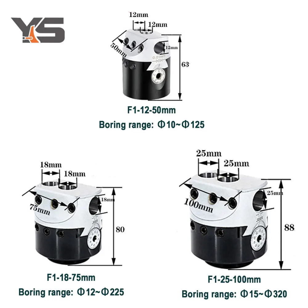 Imagem -03 - Torno Chato Bar para Fresadoras Chave Titular tipo f1 50 mm 75 mm 100 mm 12 mm 18 mm 25 mm