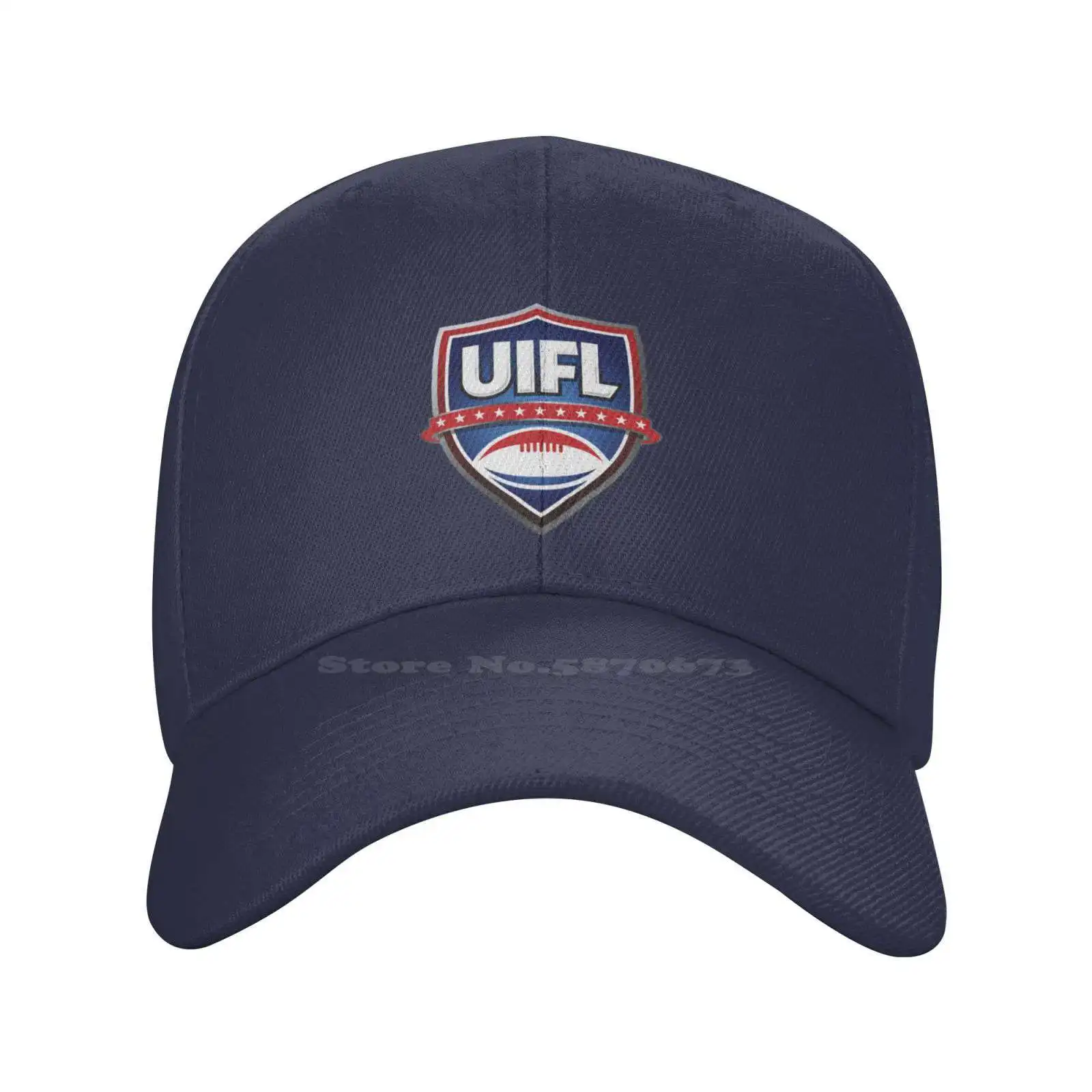 Ultimate Indoor Football League (UIFL) Logo Quality Denim cap Knitted hat Baseball cap