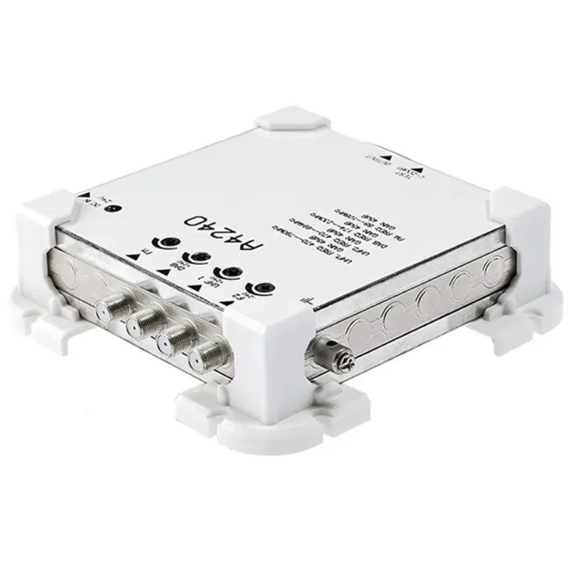 Digital Antenna Cable TV Signal System Tinplate 2 Input Professional Catv Amplifier 40db