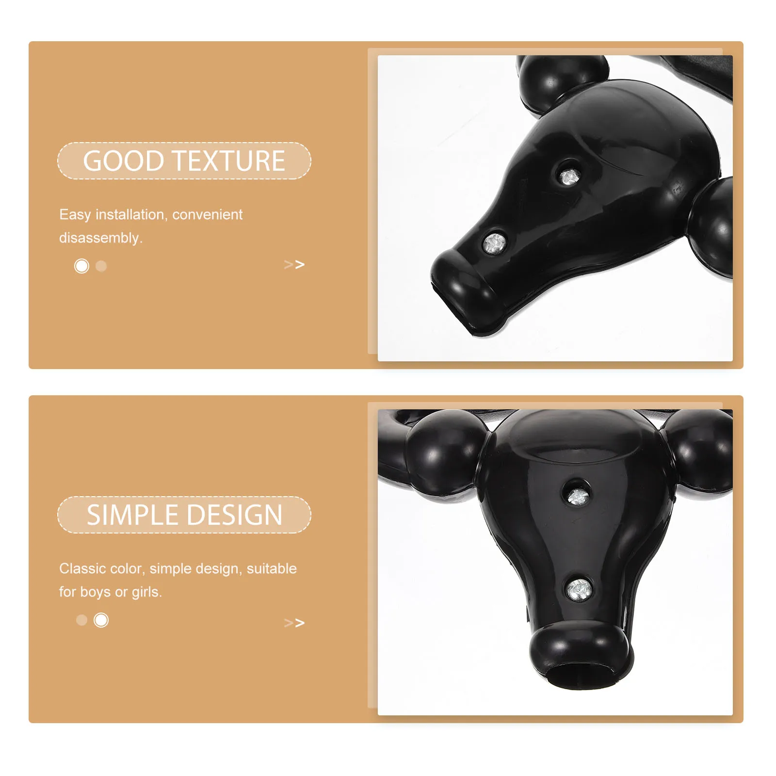 

Children Tricycle Push Rod Plastic Toddler Stroller Handle Kids Tricycle Handle Reusable Practical Infant Stroller