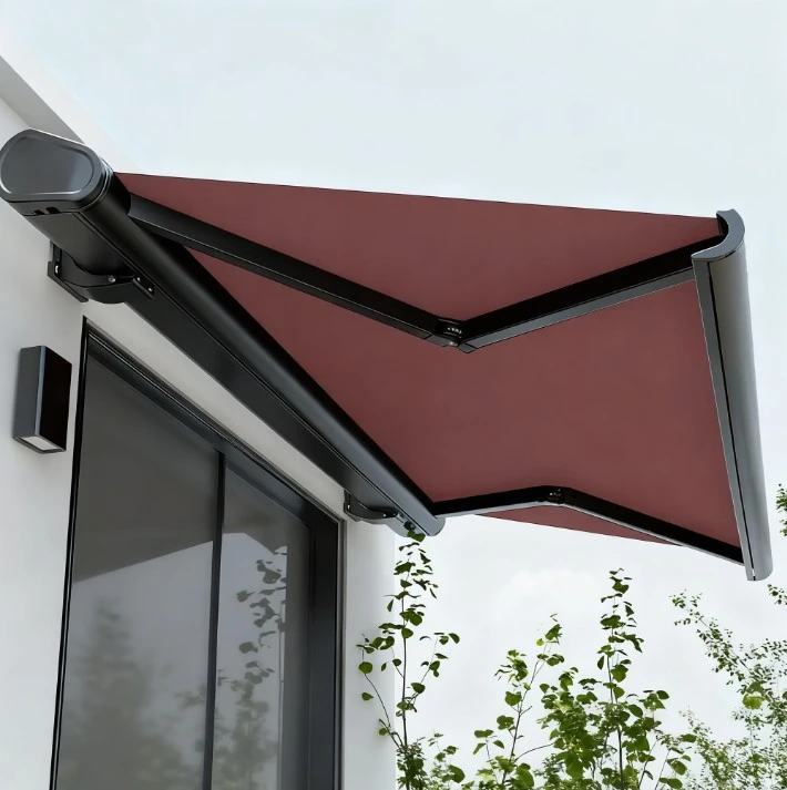 

Full Box Electric Canopy Eaves Canopy Terrace Cover Automatic Telescopic Folding Rain Awning