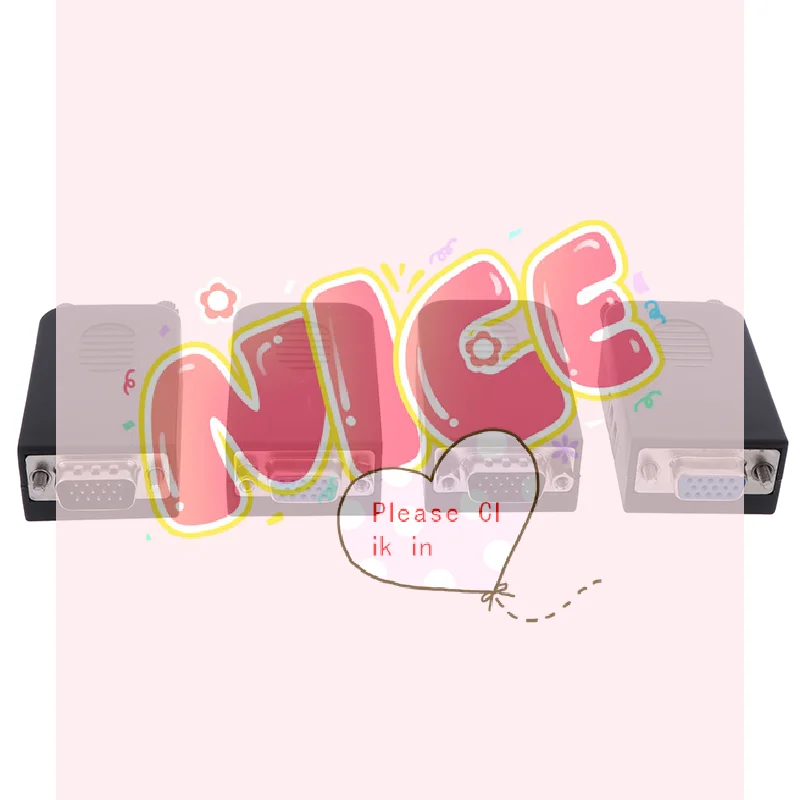 【BA】D-SUB DB15 VGA Male Female 3 Row 15Pin Plug Screw Type Breakout PCB Terminals Board Adapter Connector