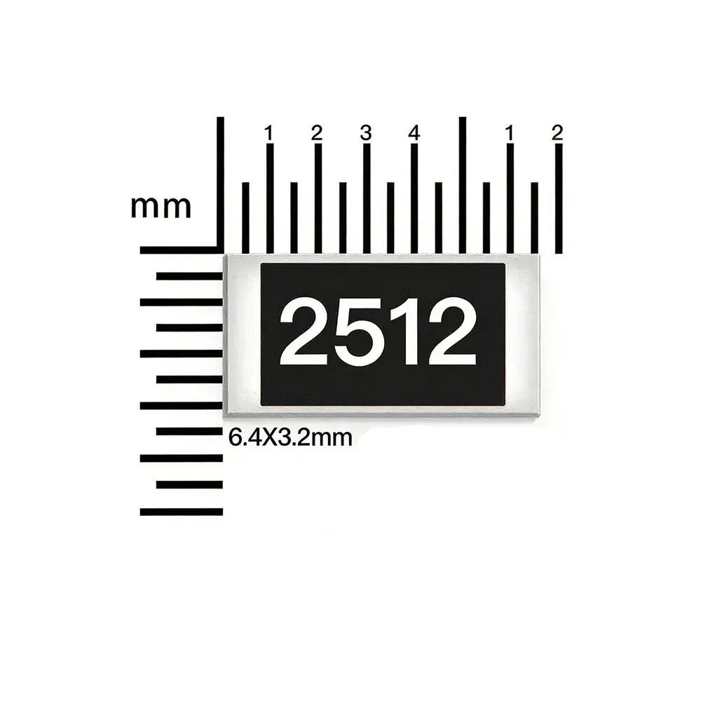 50Pcs 1% 2512 0R to 10M SMD Chip Fixed resistor 0 0.1 0.12 0.15 0.2 0.33 0.3 10 22 33 470 510 ohm 1K 3.3 4.7 10 100 1 2.2M 5.1M