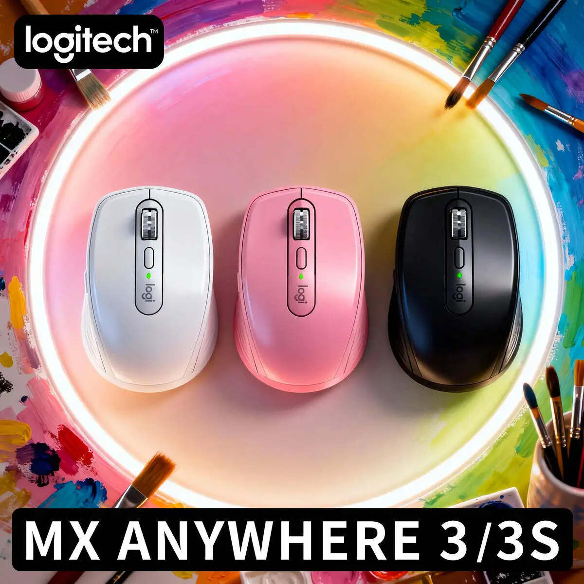 

Logitech MX Anywhere 3S Portable Bluetooth Mouse Long Battery High Accuracy for Business Office Gaming