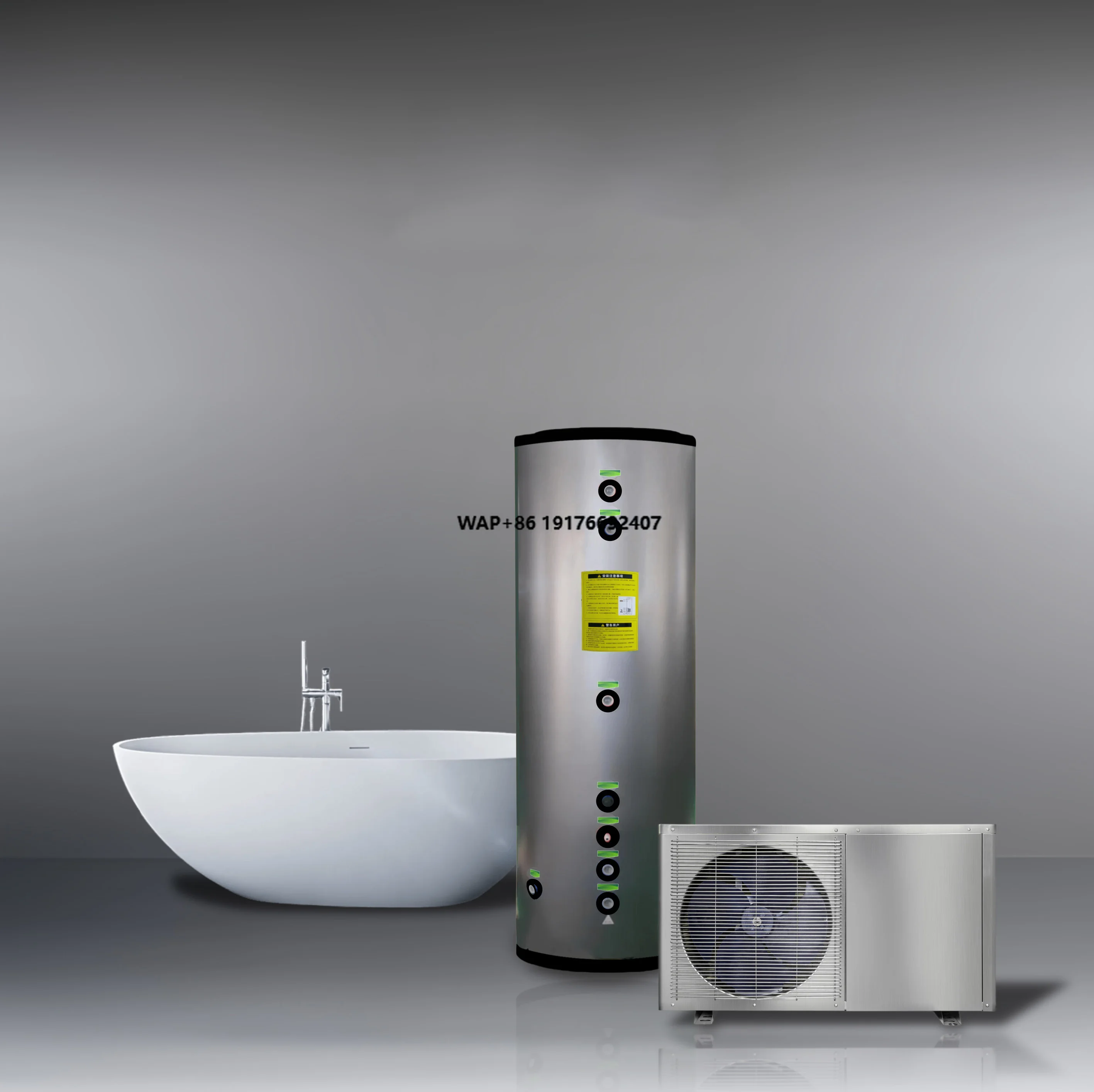 

Low Energy Cost High Quality Performance Environmentally Friendly R410A Commercial Electric Air Heat Pump Tankless Water Heater