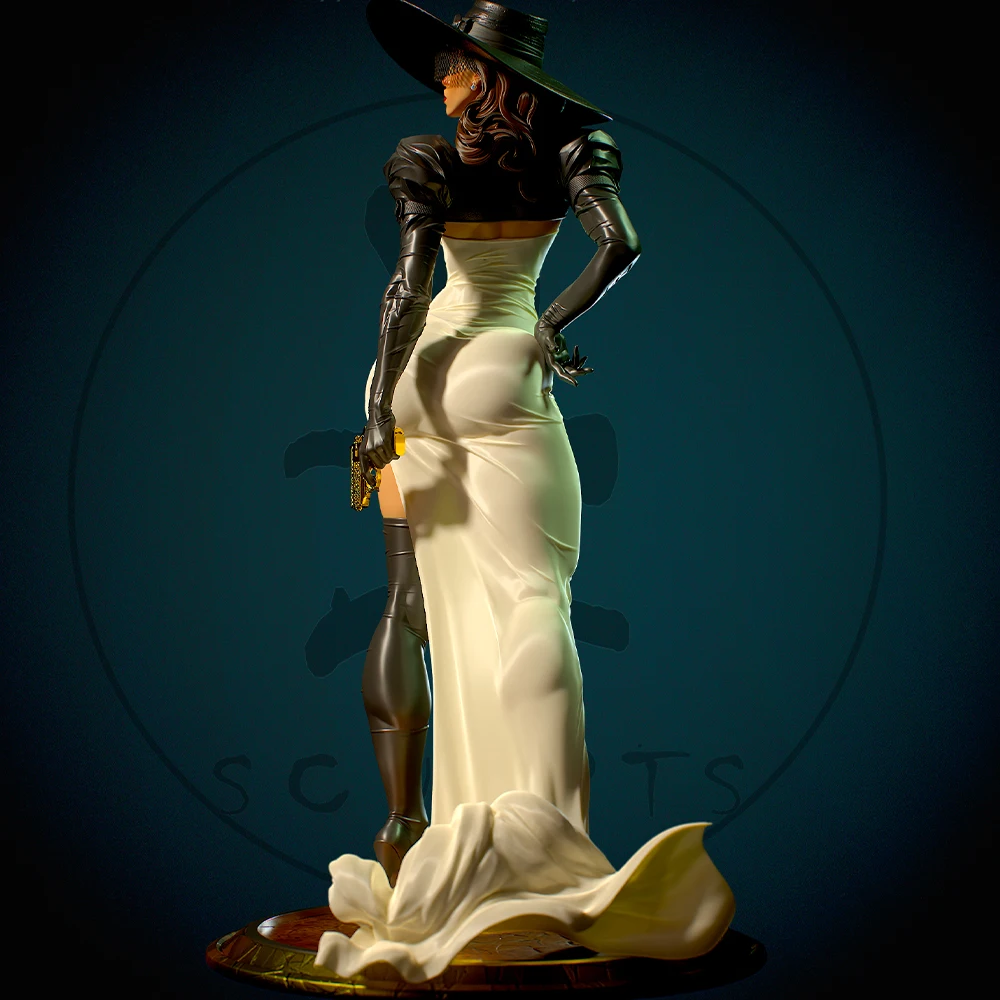 NSFW Belle Mirage Lady Resin Model Kit 3d Printing Doll 1/24 Niezmontowana figurka z żywicy Zestawy statuetek Niepomalowana zabawka Gk Play Set