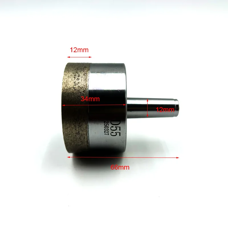 Foret à tige conique Morse, diamètre 4mm-120mm, forets frittés en poudre de diamant pour perceuse à verre, 1 pièce