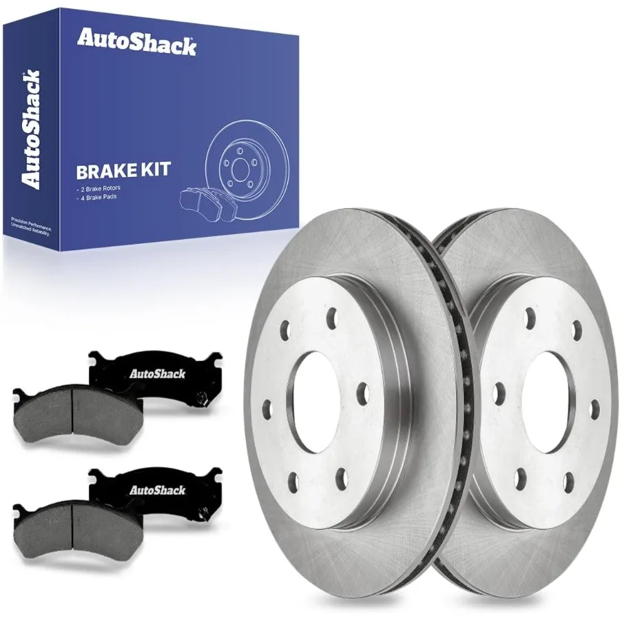 

Front Vented Brake Rotors + Ceramic Brake Pads for 2007 GMC Sierra 1500 Classic 2003-2008 Chevrolet Express 1500 2000-2006 GMC