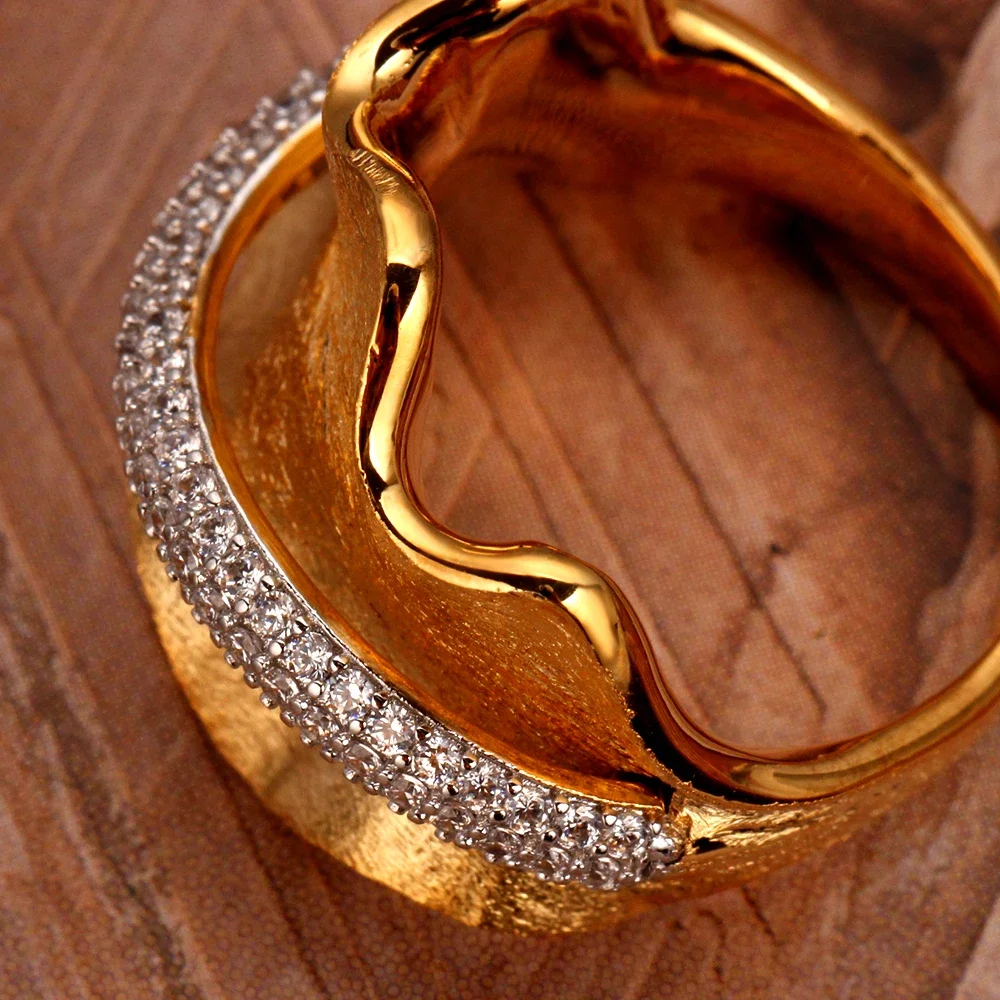 JEWEL 2025 New Design Zircon Rings: Cubic Zirconia Stainless Steel Luxury Wedding & Aesthetic Jewelry for Women and Girls, Perfe