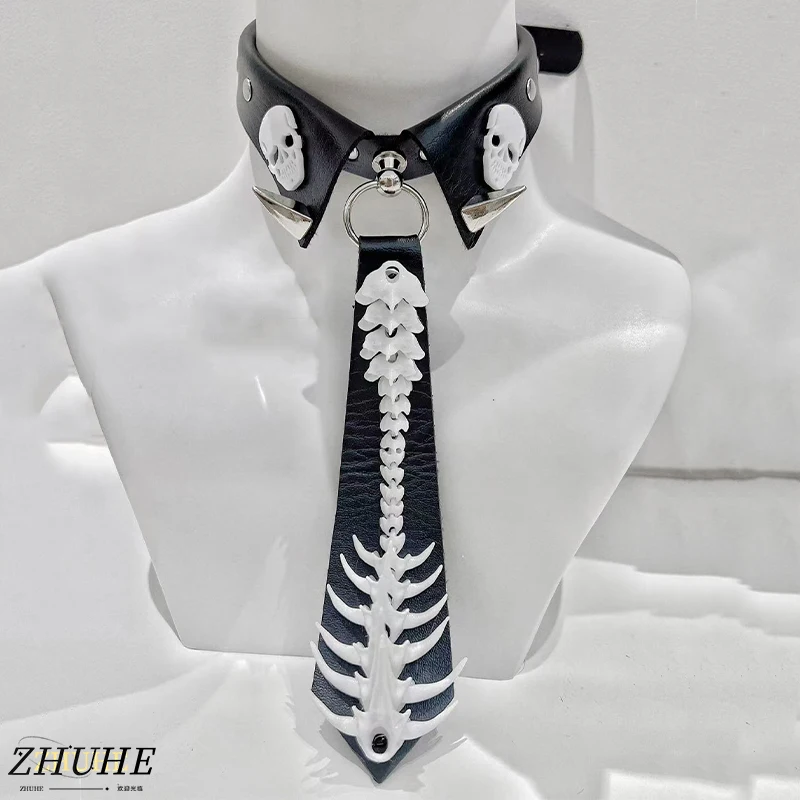 

ZHUHE Spinal Ties, Necklaces, Neo-Gothic Style Jewelry Accessories, And Party Gifts For Men And Women