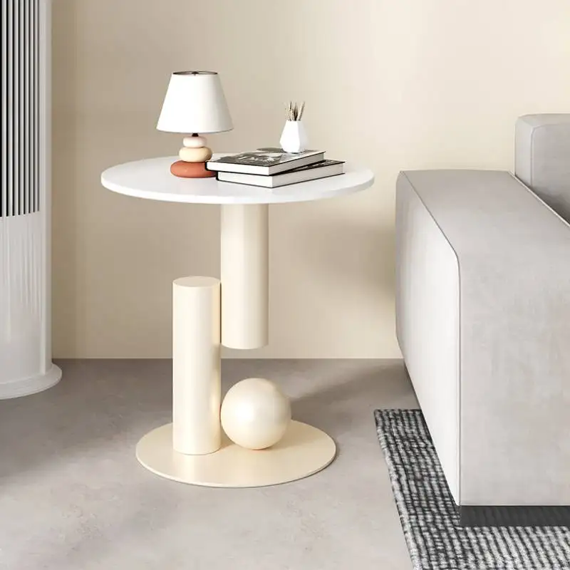 Poten Metaal Slaapkamer Salontafels Modern Design Zijkant Woonkamer Salontafels Rond Minimalistisch Tavolino Da Salotto Huismeubilair
