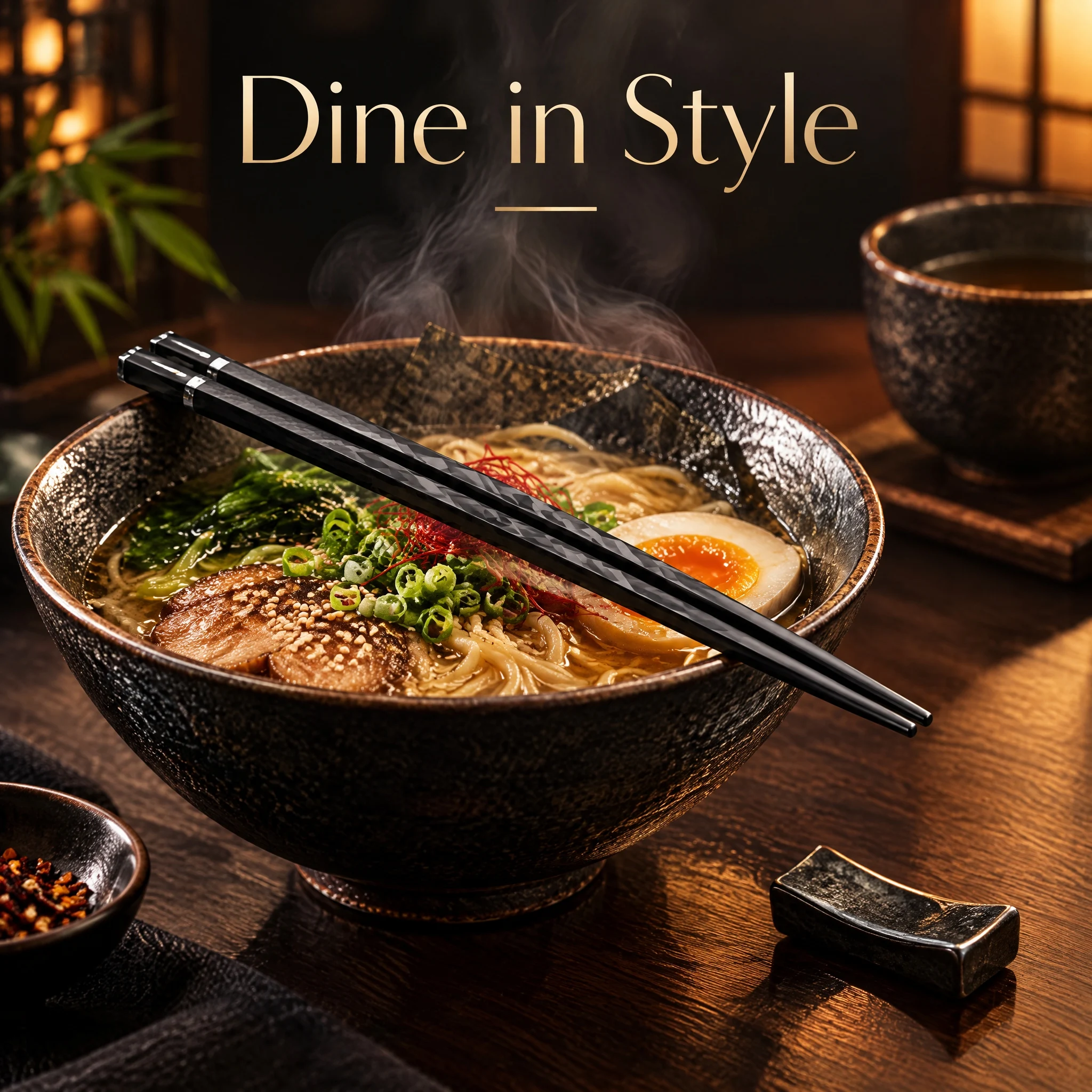 5-Pack Black Alloy Chopsticks - Super Bowl Asian Appetizer Set for Sushi & Noodle Nights.