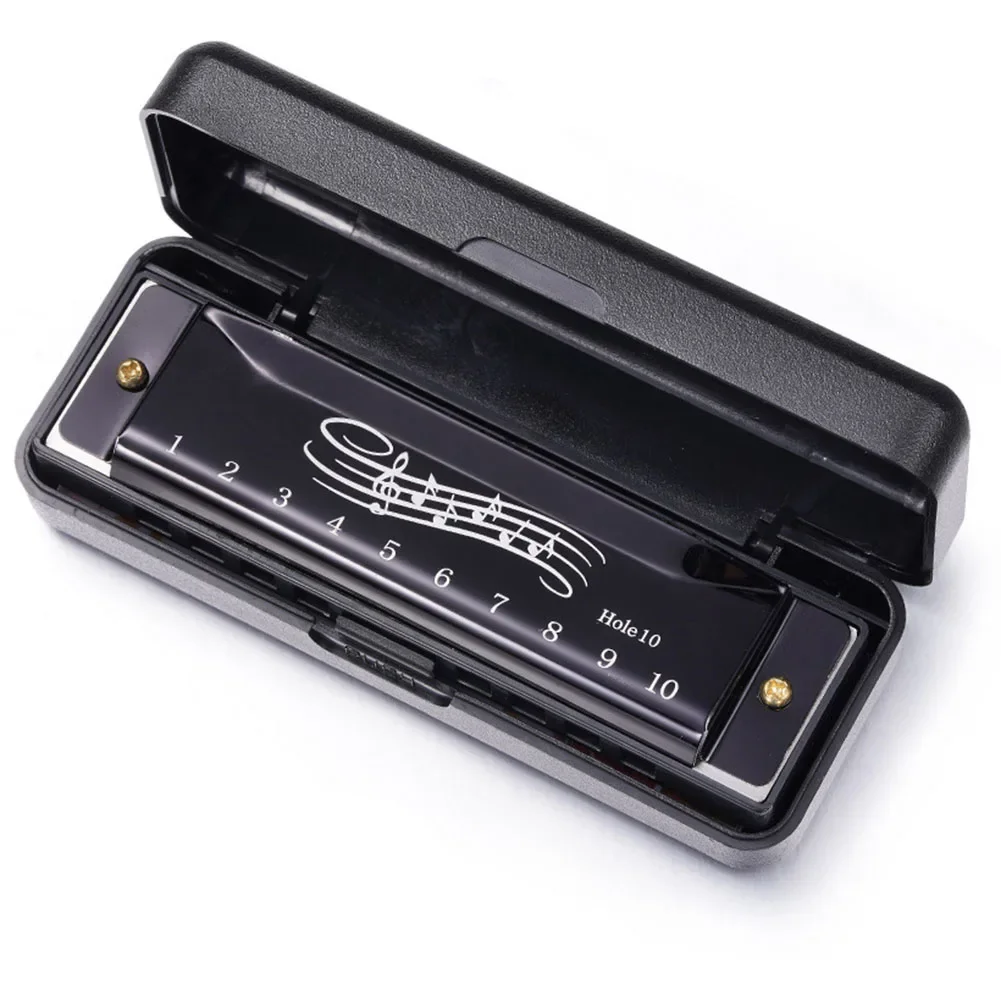 Brand New Harmonica Blues Harmonica 10 HOLE HARMONICA EASY TO LEARN ESTABLISH MUSICALITY Folk World WIDELY SPACED NOTES