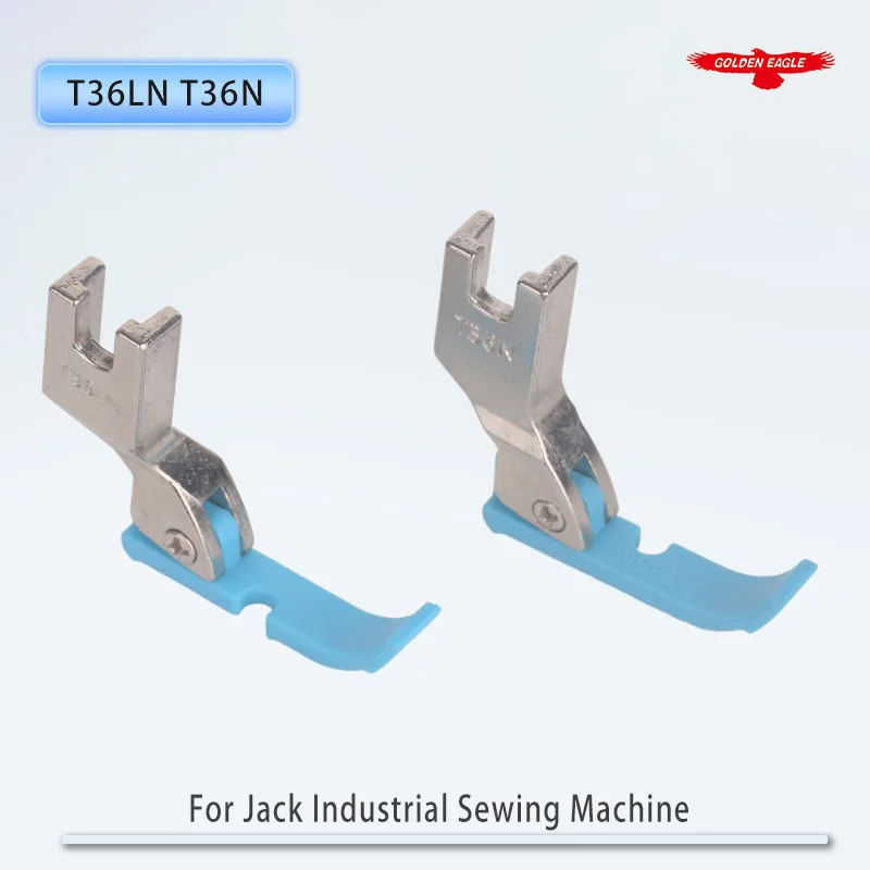Jack plastic single side press foot T36LN  Blue flat car half side press industrial sewing machine spare parts